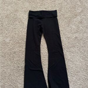 Pink Black flare pants